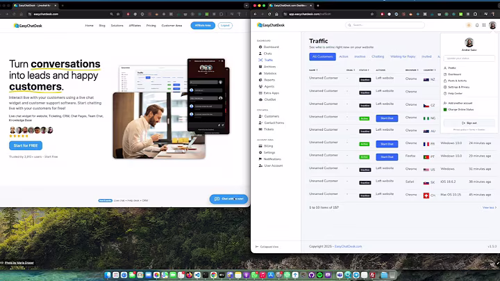 Add a Live Chat Widget to Your Website Instantly (EasyChatDesk Demo)