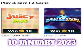 Amazon Play FZ Coins Quiz Answers Today|10 January 2023 | Daily Quiz Time
