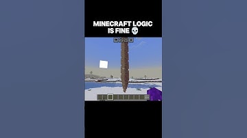 Minecraft logic is fine  💀  #minecraft #minecraftshorts #shortsfeed #shorts