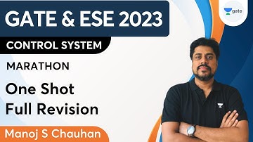 Marathon Session | Control System | Part 1 | One Shot Full Revision | Manoj Singh Chauhan