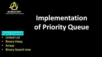 Implementation of Priority Queue| Lec 21| Data Structures & Algorithms|