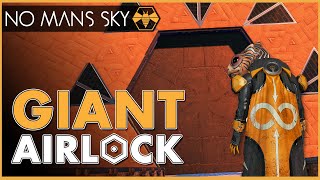 How to Build a GIANT Airlock in No Mans Sky - Glitch Building Techniques by Beeblebum