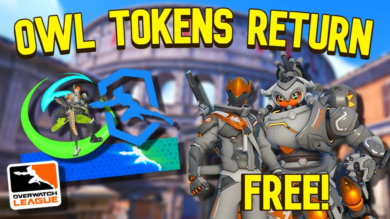OWL TOKENS Return! How to Get Overwatch League Tokens, 4 FREE League-Themed Skins, and More!