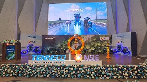 Listing ceremony of Tenneco Clean Air India Limited