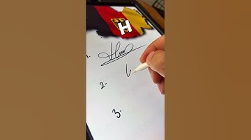 #H Letter H Signature examples…