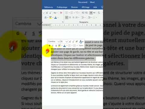 كيفية تكبير الحرف الاول من فقرات الوورد Lettrine