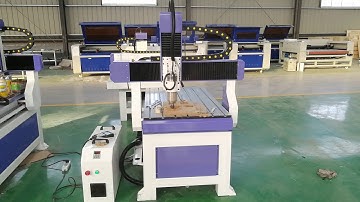 AccTek cnc router AKM6090 DSP controller change speed and rate test for Aramis