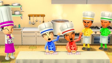 Wii Party U Minigames - Zeus Vs Jianjun Vs Bo-Jia Vs Daisuke (Master Difficulty)