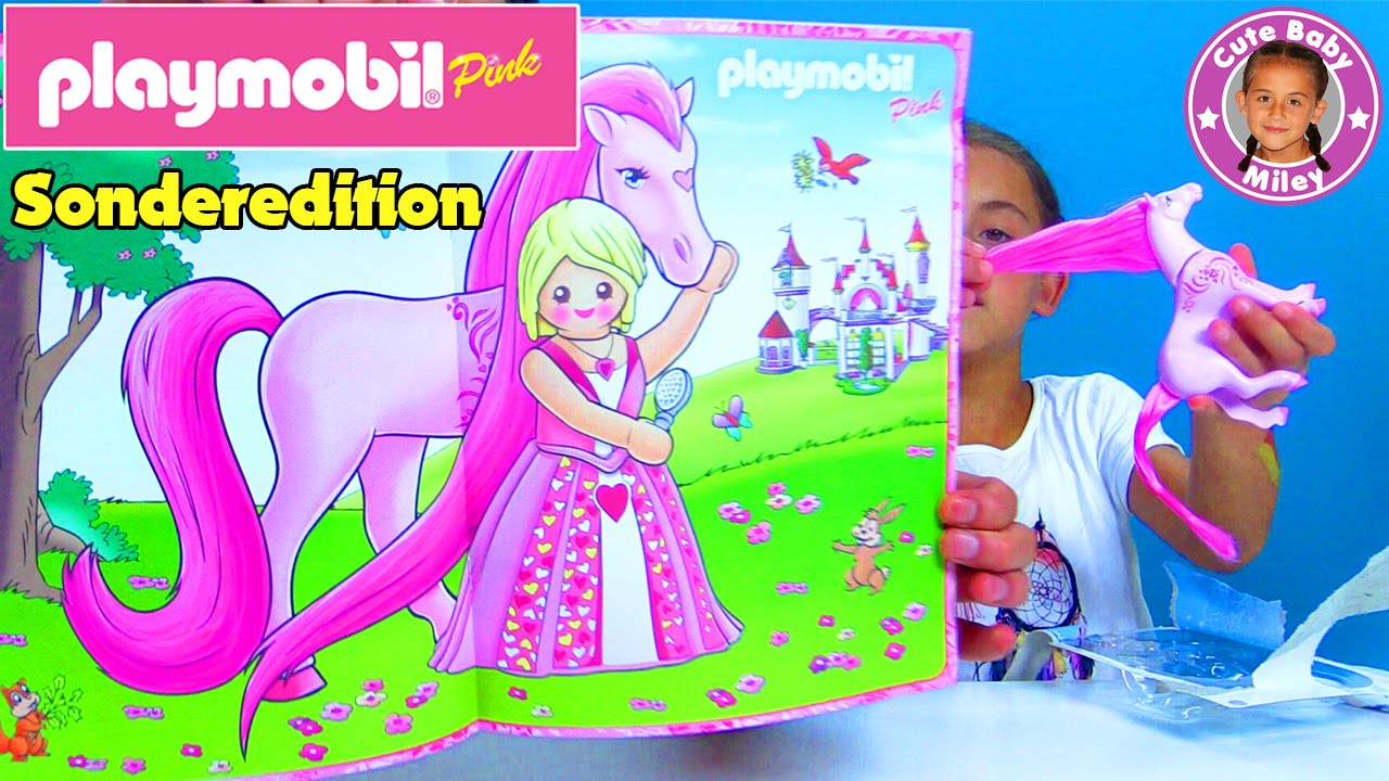 PLAYMOBIL PINK SONDEREDITION | LIMITIERTES TRAUMPFERD | Traumhafte Frisuren zum Kämmen und Stylen süß 意味