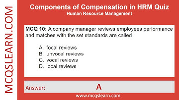Employee Compensation Quiz Questions Answers PDF | Employee Compensation Notes Ch 3 Quiz e-Book App