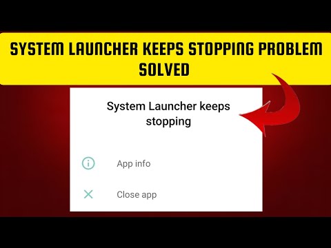 How To Solve System Launcher Keeps Stopping Problem || Rsha26 Solutions
