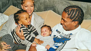 Rihanna & ASAP Rocky Shares Never Before Seen Snaps of Sons RZA & Baby Riot