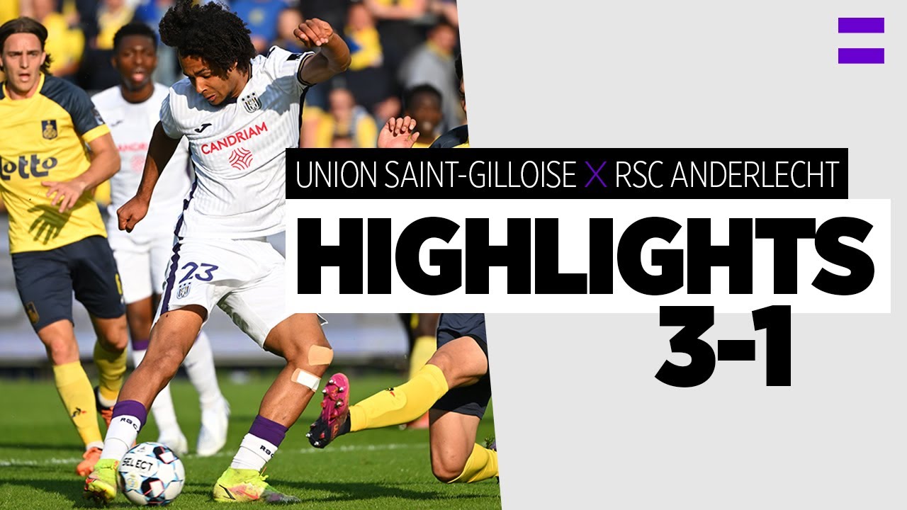 Royale Union Saint-Gilloise vs Anderlecht 28.07.2023 hoje