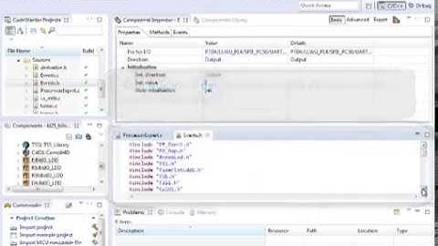 Perpectivas en Codewarrior 10