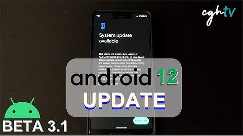 Android 12 Beta 3.1 on Pixel 3 XL (Full Update Progress)