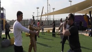 Ancient Egyptian martial art 'tahtib' becomes modern art sensation in Cairo