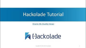 Tutorial Advanced How-To: Oracle 23c Duality Views
