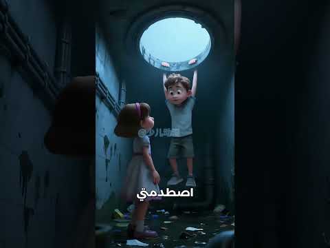 البط ة الصغيرة المعاقة تنقذ صديقها القط مغامرات البط ة تشينتو شورت 