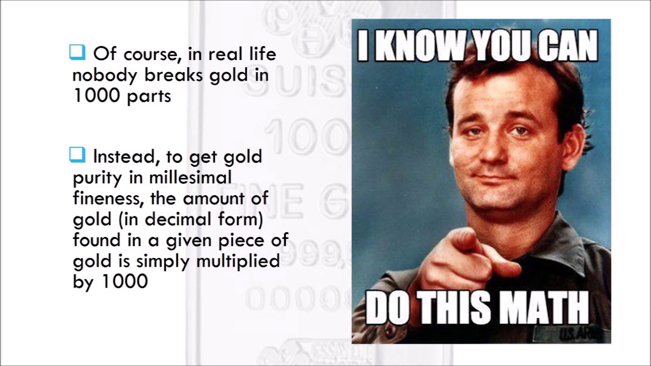 What Does 999 9 Mean In Gold YouTube What Does 999 9 Mean In Gold YouTube