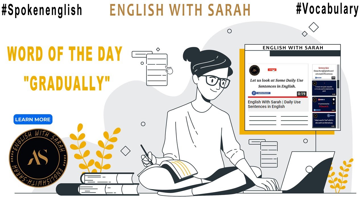 Vocabulary | Word of the Day "Gradually" | Meaning | Pronunciation ...