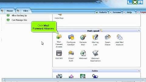 How to add email forwarding in LxAdmin - LXAdmin Tutorials