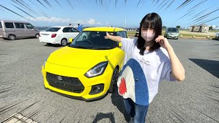 【スイスポ購入!?】元32スイスポ乗りの嫁が33スイスポ試乗してみた！！【おちょピット】