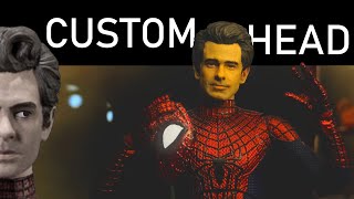 Making of SHF ANDREW GARFIELD PETER PARKER Amazing Spider-Man CUSTOM Headsculpt