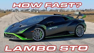 STO 1/4 MILE TESTING * Lamborghini Huracan Super Trofeo Omologato Performance Tests
