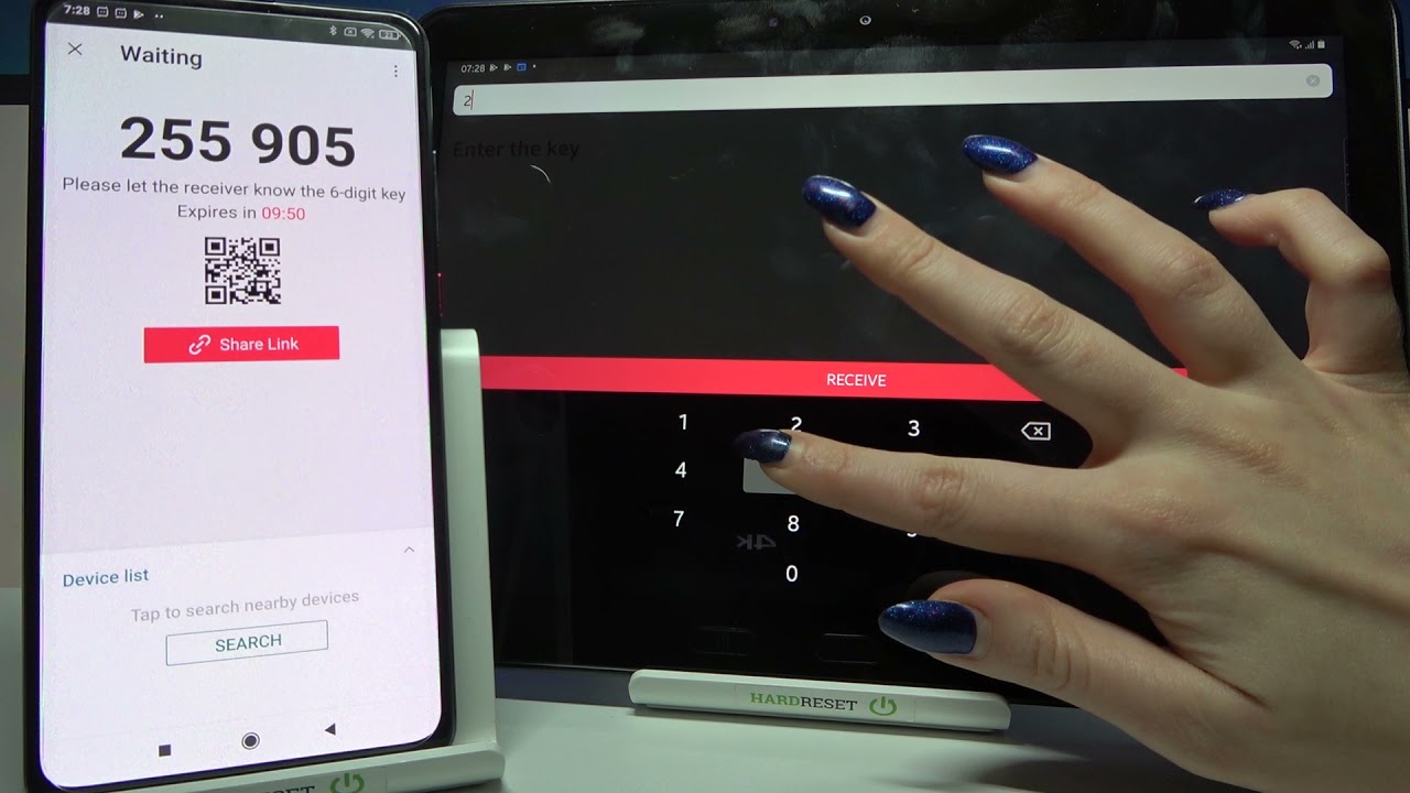 Send Anywhere App: Move Data between Android device & SAMSUNG Galaxy Tab Active Pro