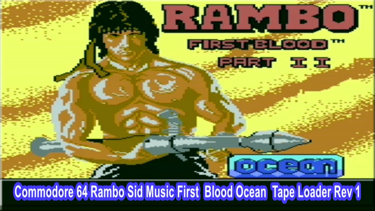 C64 Game Sid Music - Rambo First Blood - Part 2 All in game Sid Tune ...