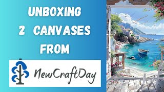 картинка: Распаковка двух холстов с алмазной вышивкой от NewCraftDay