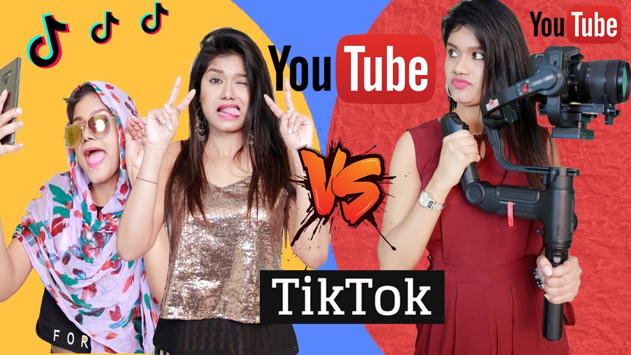 YOUTUBER VS TIKTOKER | Reality Of YOUTUBE VS TIKTOK - YouTube