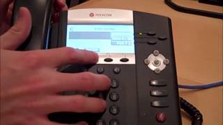 how to use some basic features of polycom 450, 550, 650