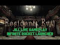 Resident Evil 1 Remastered HD - Jill Live #Gameplay Infinite Rocket Launcher Part 1