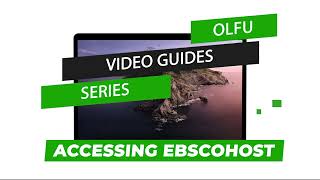 How to Access EbscoHost eBooks using your OLFU Canvas Net Worth