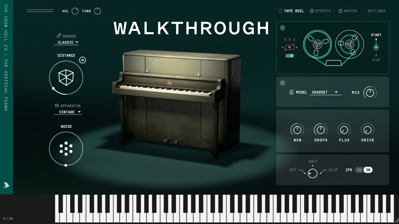 Introducing - THE VERTICAL PIANO - WALKTHROUGH - YouTube