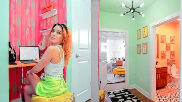 i transformed my hallway into a GLAM “get ready” suite! (apartment makeover)