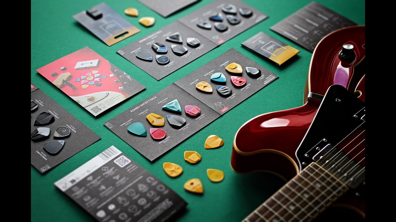 Rombo Guitar Picks - The design process of a guitar pick