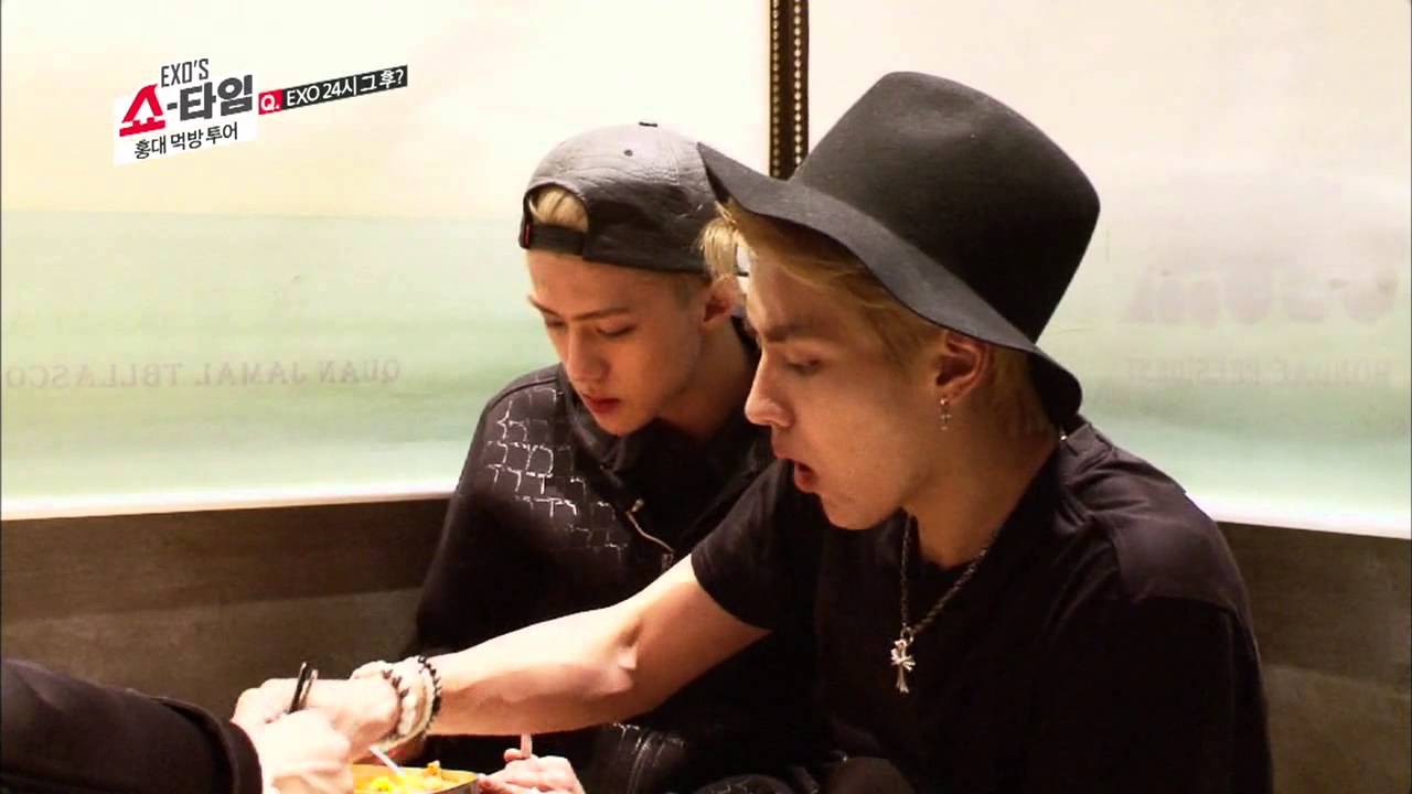 엑소의 쇼타임 - HD 엑소의 쇼타임 2회 EXO 진격의 먹방 EXO'S Showtime ep.2 MEOKBANG-1  進撃のモクバン进击的