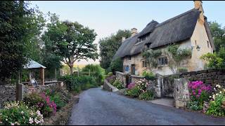 Beautiful Morning in the Prettiest Village in Cotswolds England