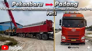 Download lagu Pekanbaru➖Padang Route Via Bangkinang-Payakumbuh-Bukittinggi-Padang Panjang passing Kelok 9 🚛💨