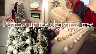 Christmas 2024 | Putting up the christmas tree | decorate with me
