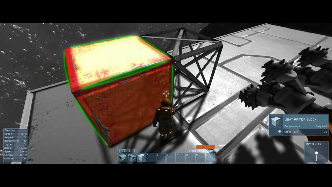 Space Engineers Episode 2 part 1: Finishing up the drill ship - YouTube