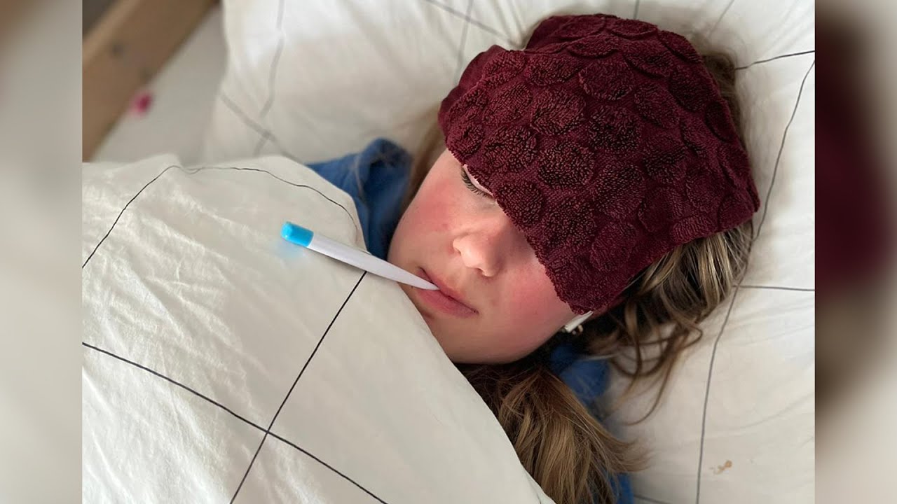 Tessa heeft 40 graden koorts - YouTube