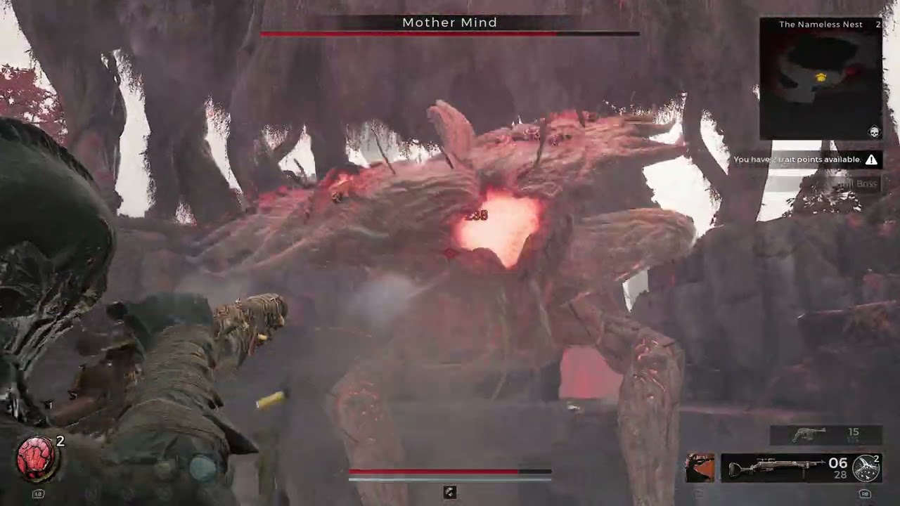 Remnant 2 Get to Mother Mind Nameless Nest Boss Fight