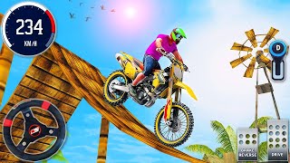 Motocross Stunt Bike Race Simulator - Offroad Driving Bike Motor Racer - Android GamePlay #3 screenshot 5