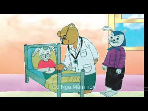 Video Thỏ bông bị ốm/ Bài thơ Thỏ Bông bị ốm/ tho bong bi om - youtube