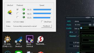 Tutorial Koneksi SSH Gunakan UltraSurf dan Injek Profile