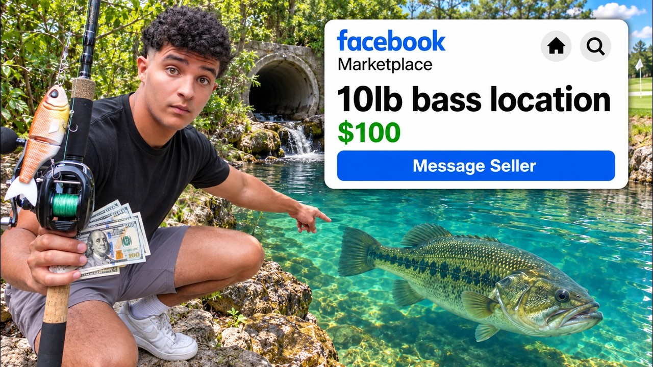 I Bought a Secret 10lb Bass Fishing Spot on Facebook Marketplace