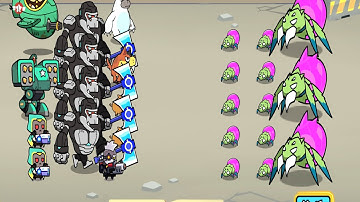 Merge Animal Zoo Battle _ Robot Animals vs Insects Army, Merge Fusion Fight